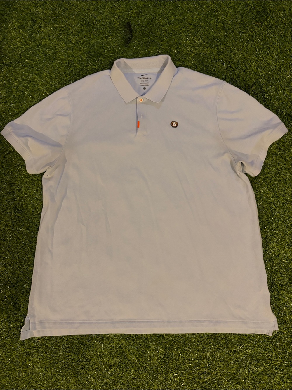 Nike Golf light Blue Polo - Rory logo